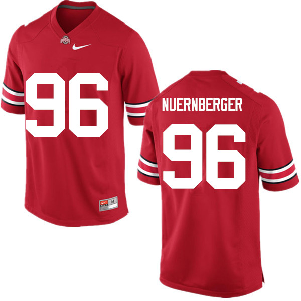 Ohio State Buckeyes #96 Sean Nuernberger College Football Jerseys Game-Red
